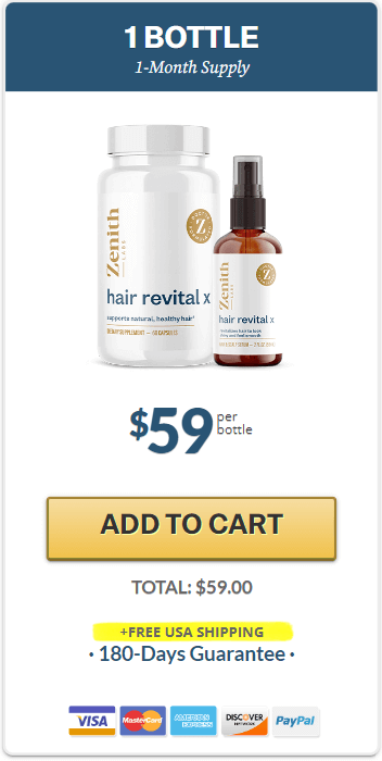 hair revital x 1 bottle price